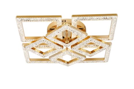 Люстра світлодіодна акрилова Sirius 2726/4+4 GD 100W*2