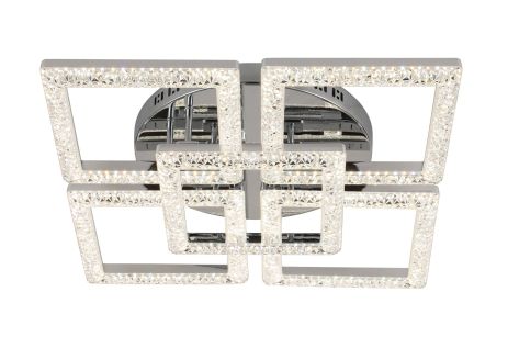 Люстра светодиодная акриловая Sirius 2726/4+1BG CR 75W*2