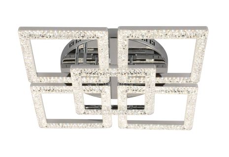 Люстра светодиодная акриловая Sirius 2726/4+1BG CR 75W*2