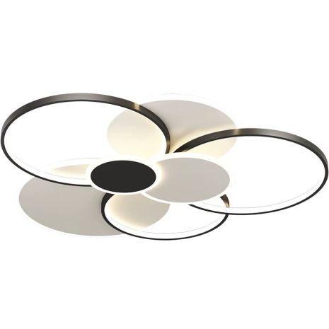 Люстра світлодіодна акрилова Sirius Ш 7112 WT+BK