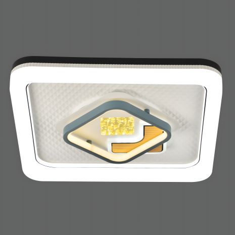 Люстра потолочная светодиодная VALESO H-023 56W квадратная