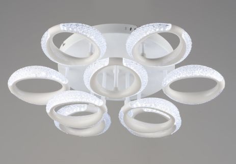 Люстра светодиодная потолочная Sirius B YH1303/9 WT 54W