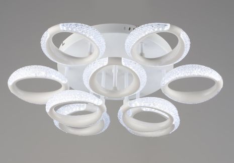 Люстра светодиодная потолочная Sirius B YH1303/9 WT 54W