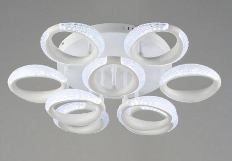 Стельова світлодіодна люстра Sirius B YH1303/9 WT 54W