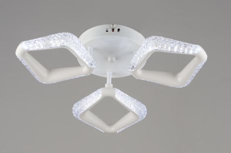 Люстра светодиодная акриловая Sirius B YH1301/3 WT 18W