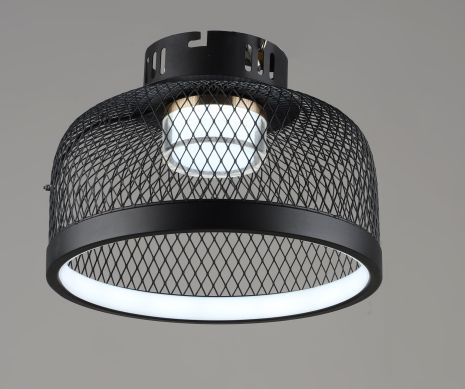 Люстра светодиодная в стиле лофт VALESO B YH1348/34W BK+GD