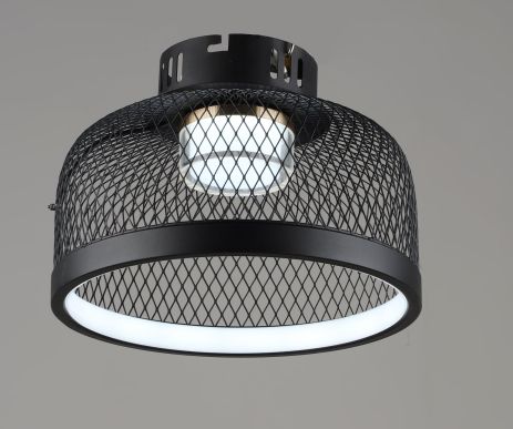 Люстра світлодіодна в стилі лофт VALESO B YH1348/34W BK+GD