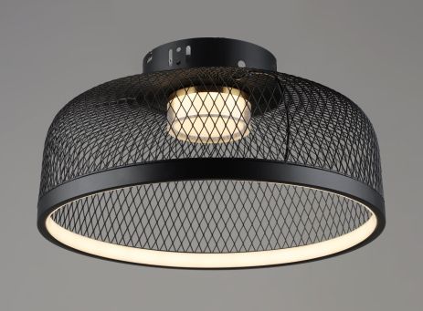 Люстра светодиодная в стиле лофт VALESO B YH1348/56W BK+GD