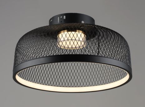 Люстра светодиодная в стиле лофт VALESO B YH1348/56W BK+GD