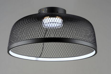 Лофт люстра світлодіодна VALESO B YH1348/70W BK+GD