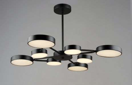 Подвесная светодиодная люстра VALESO B YH1354/4+4 BK 84W