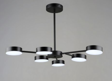 Подвесная светодиодная люстра VALESO B YH1355/6 BK 54W