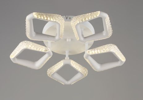 Люстра світлодіодна акрилова Sirius B YH1301/5 WT 30W