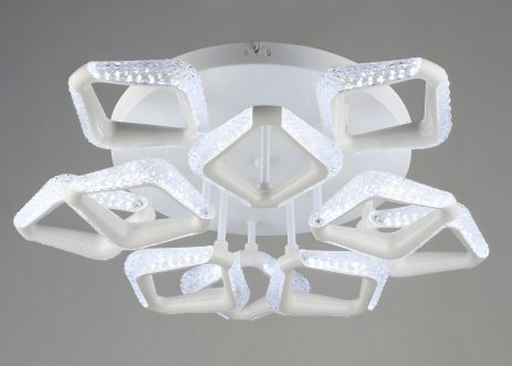 Акриловая светодиодная люстра Sirius B YH1301/10 WT 60W