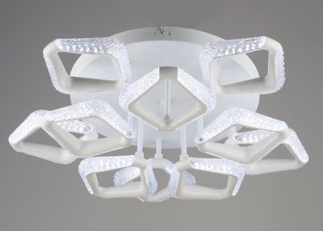 Люстра светодиодная акриловая Sirius B YH1301/10 WT 60W