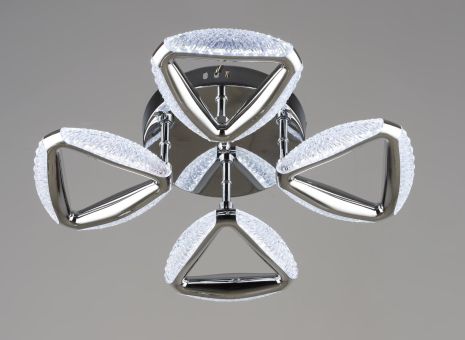 Люстра светодиодная акриловая Sirius B YH1302/4 CH 24W