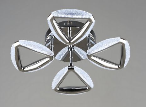 Акрилова люстра світлодіодна Sirius B YH1302/4 CH 24W Акрилова люстра світлодіодна Sirius B YH1302/4 CH 24W