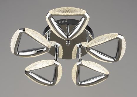 Люстра светодиодная акриловая Sirius B YH1302/5 CH 30W