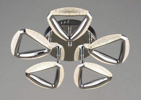 Акриловая светодиодная люстра Sirius B YH1302/5 CH 30W Акриловая светодиодная люстра Sirius B YH1302/5 CH 30W