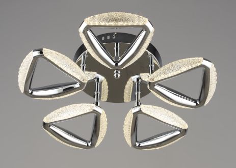 Люстра світлодіодна акрилова Sirius B YH1302/5 CH 30W