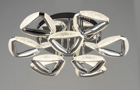 Акриловая светодиодная люстра Sirius B YH1302/9 CH 54W