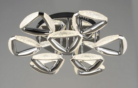 Люстра світлодіодна акрилова, Sirius B YH1302/9 CH 54W Люстра світлодіодна акрилова, Sirius B YH1302/9 CH 54W