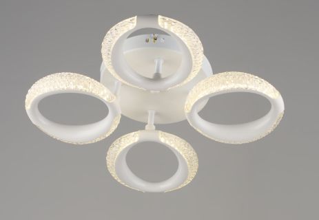 Люстра светодиодная акриловая Sirius B YH1303/4 WT 24W