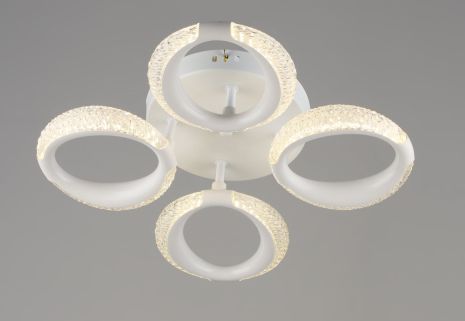 Люстра светодиодная акриловая Sirius B YH1303/4 WT 24W