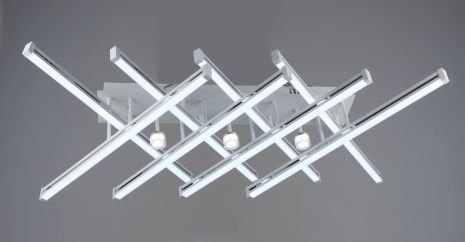 Люстра светодиодная акриловая в гостиную Sirius YH1308/8+3