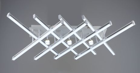 Люстра светодиодная акриловая в гостиную Sirius YH1308/8+3