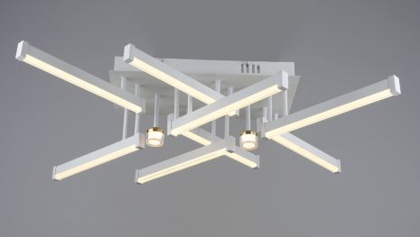 Люстра светодиодная акриловая в гостиную Sirius YH1315/8+2