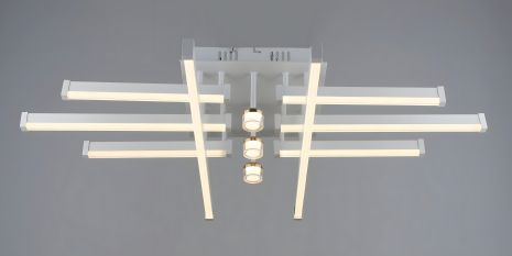 Акрилова світлодіодна люстра Sirius YH1316/8+3 для вітальні Акрилова світлодіодна люстра Sirius YH1316/8+3 для вітальні