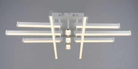 Акрилова світлодіодна люстра Sirius YH1316/8+3 для вітальні