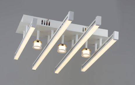 Люстра светодиодная акриловая в гостиную Sirius YH1311/4+3