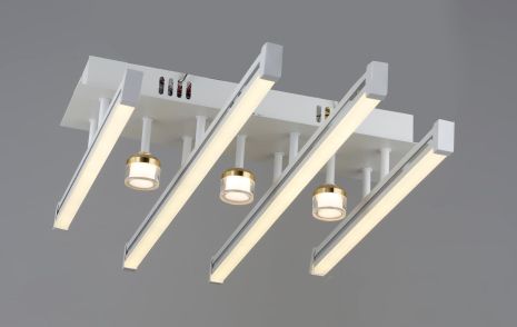 Люстра светодиодная акриловая в гостиную Sirius YH1311/4+3