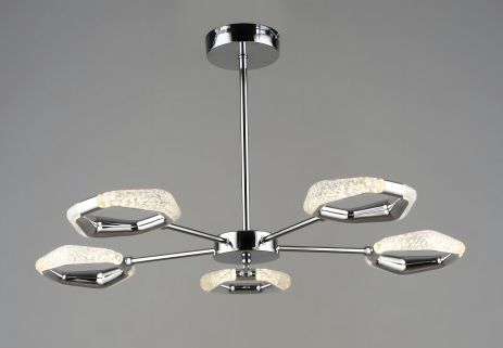 Подвесная светодиодная люстра Sirius B YH1304/5 CH 30W в хроме