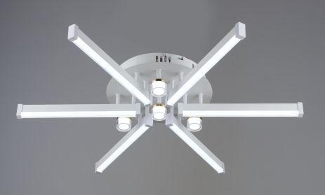 Люстра світлодіодна акрилова стельова Sirius YH1309/6+4