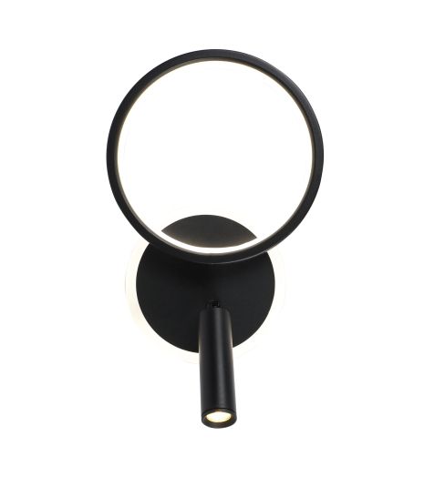 Бра настенное лед G H24 BK 44W