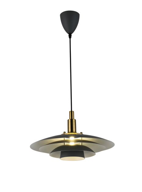 Підвісний світильник G 74729/1P, темно-сірий + хром