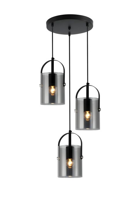 G 74721/3P Світильник підвісний, чорний