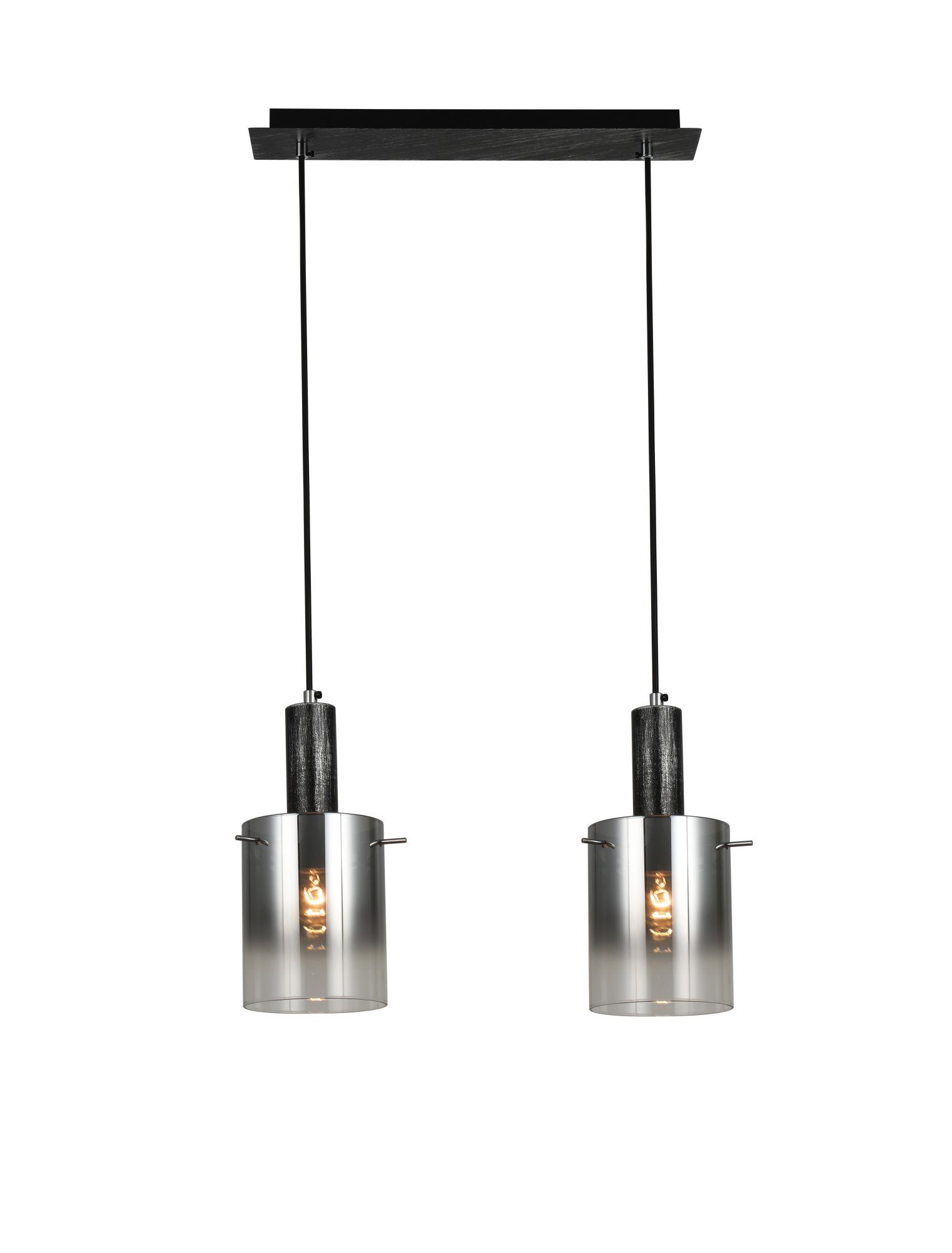 Підвісний світильник матовий чорний сріблястий хром, G 07459/2L Підвісний світильник матовий чорний сріблястий хром, G 07459/2L