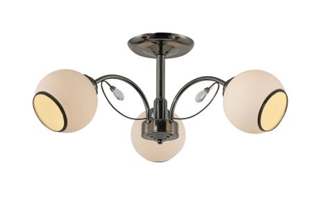 Люстра G 07465/3 перламутрово-чорна Люстра G 07465/3 перламутрово-чорна