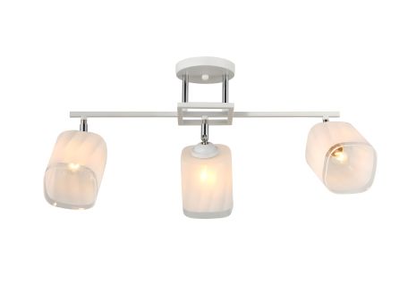 Люстра модель G 07472/3 Білий+Хром Люстра модель G 07472/3 Білий+Хром