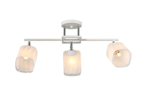 Люстра G 07472/3 Білий+Хром