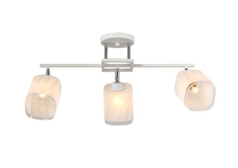 Люстра G 07472/3 Білий+Хром