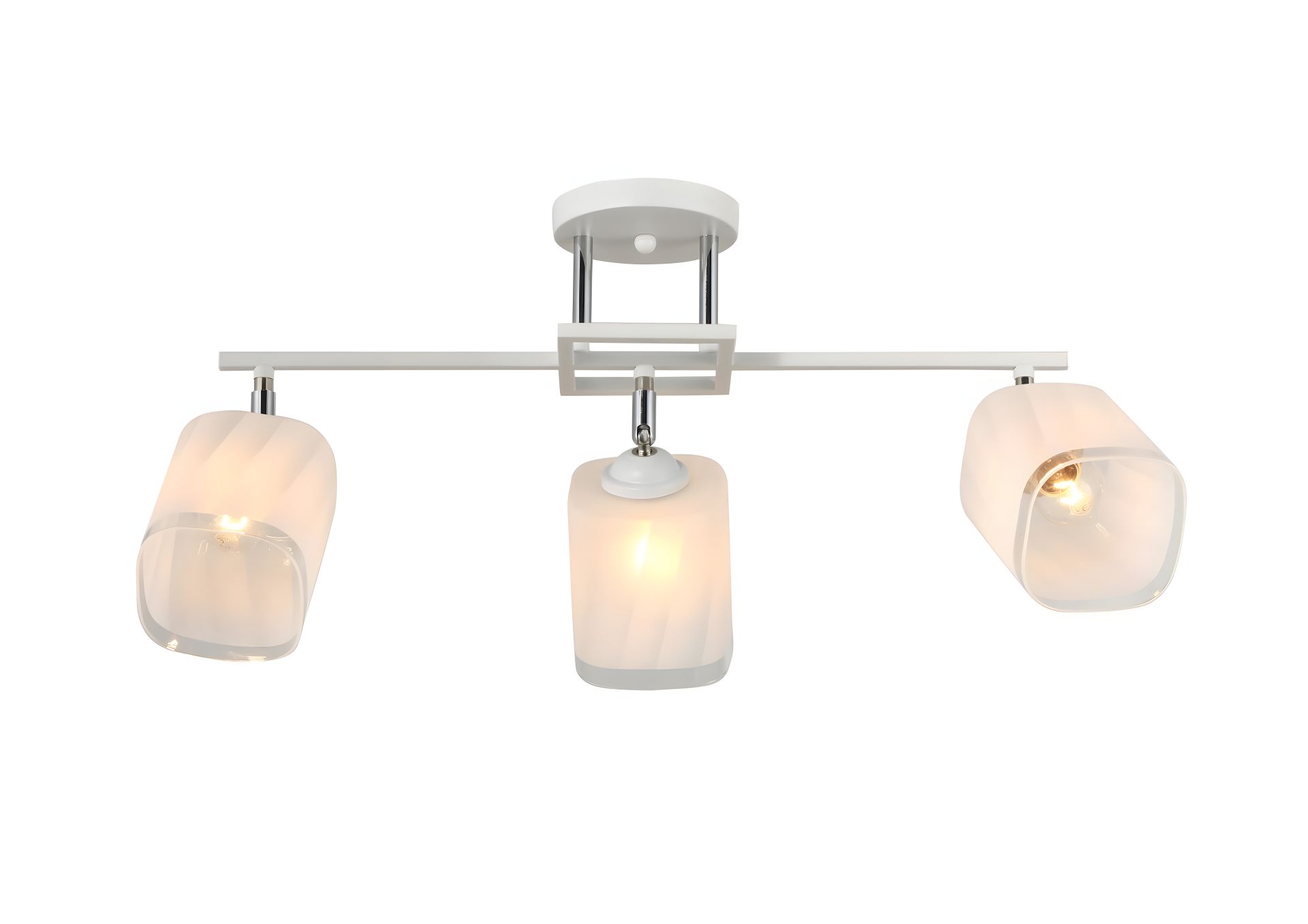 Люстра модель G 07472/3 Білий+Хром Люстра модель G 07472/3 Білий+Хром
