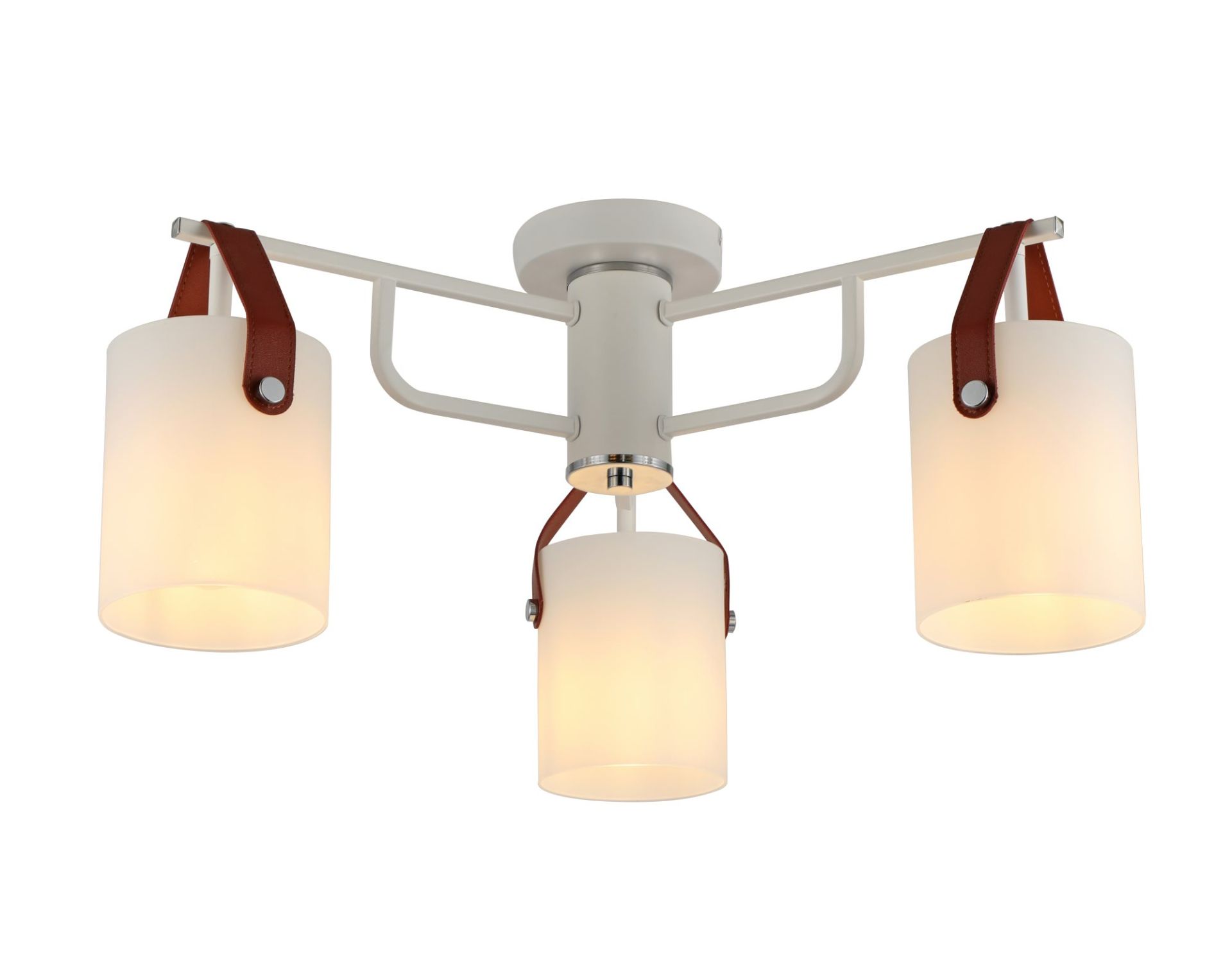 Люстра в стилі лофт CR+Matt white G 321035/3 Люстра в стилі лофт CR+Matt white G 321035/3