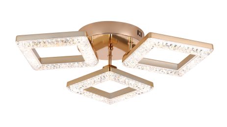 Стильная припотолочная люстра G 2726/3 GD 80W