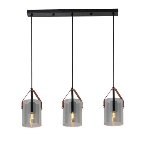 Подвесная люстра в стиле лофт G 321030/3L в цвете Matte Black Подвесная люстра в стиле лофт G 321030/3L в цвете Matte Black