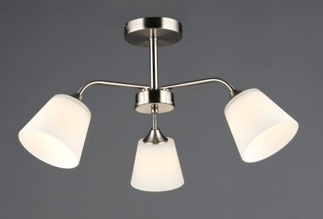 Стельовий світильник моделі B N6599/3 SN Стельовий світильник моделі B N6599/3 SN